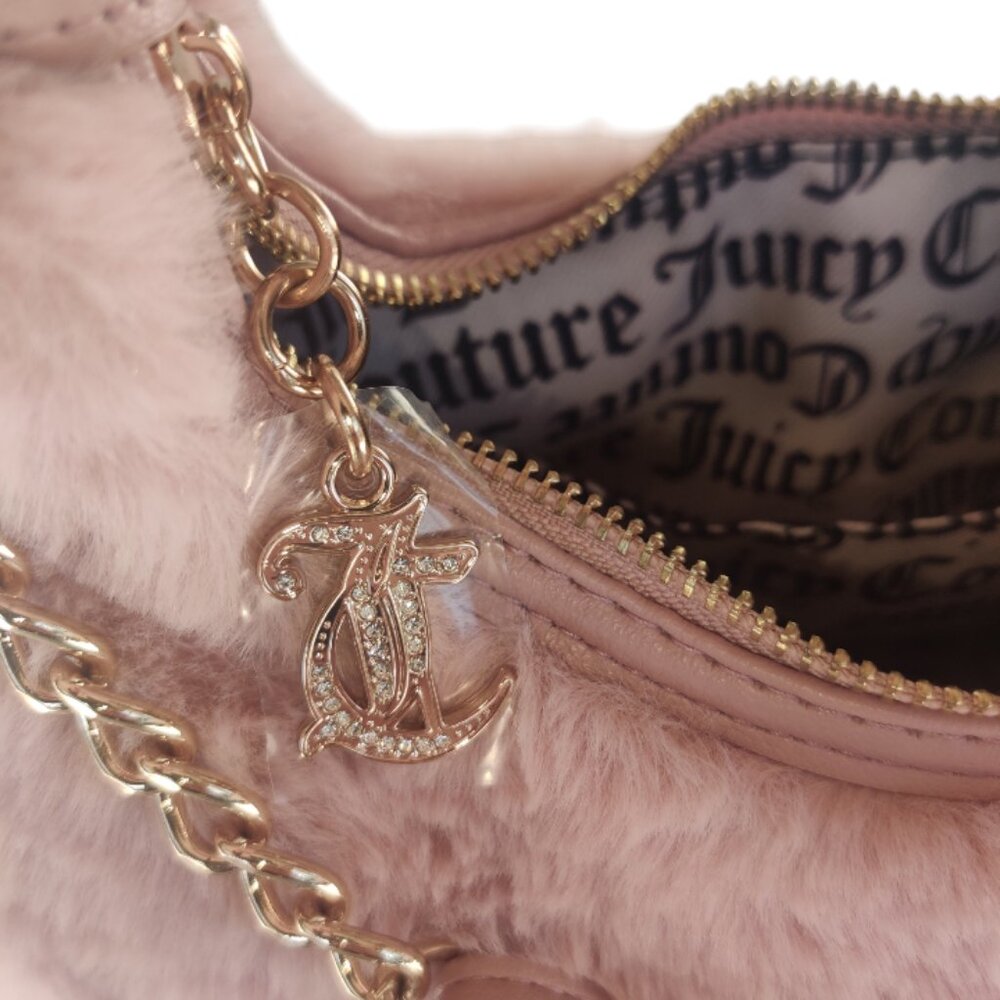 Juicy Couture Dusty Pink Semi Charmed Hobo Shoulder Bag - Picture 4 of 9